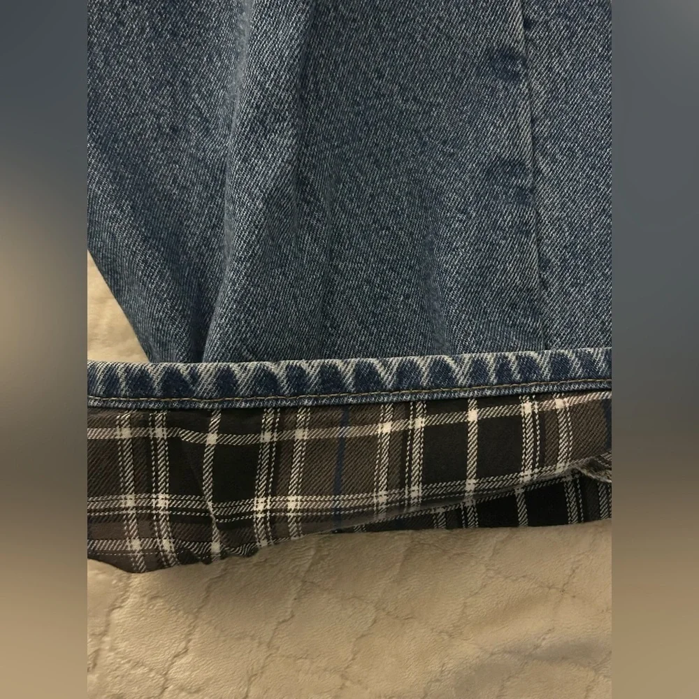 Carhartt Men’s Flannel Lined Relaxed Fit 100% Cotton Jeans Size 44x30